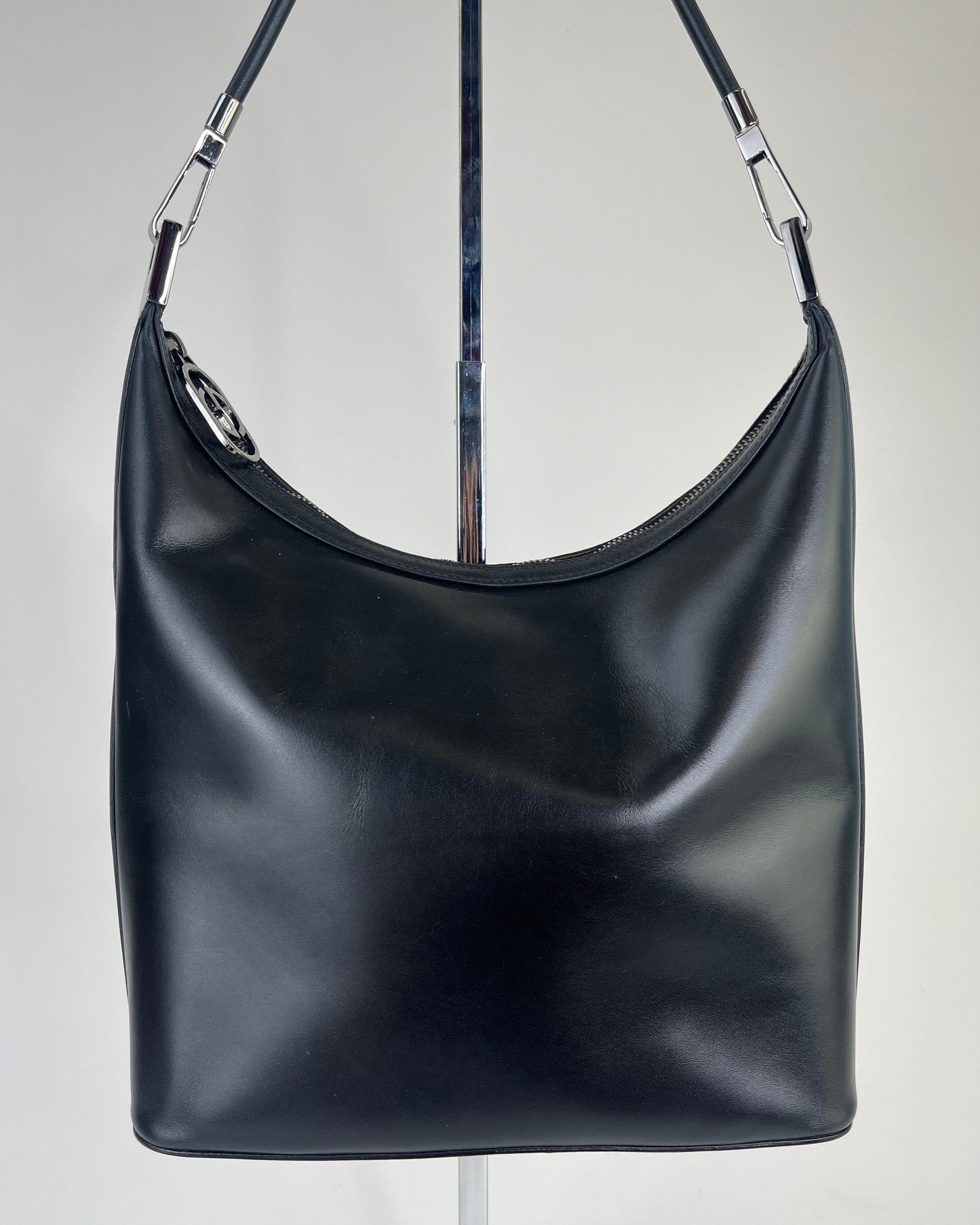 Gucci by Tom Ford Black Leather Shoulderbag