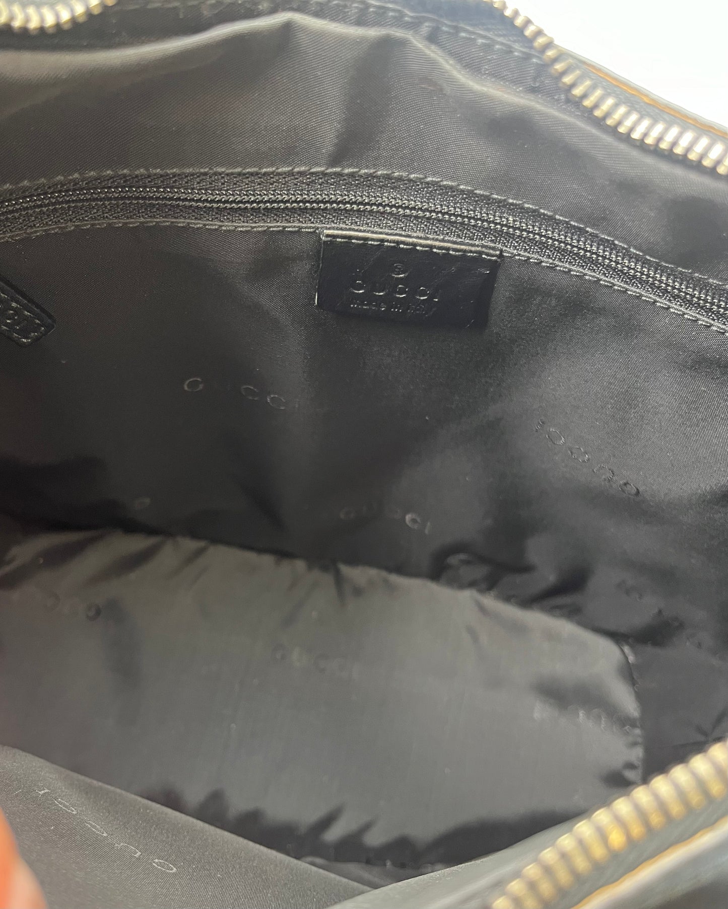 Gucci by Tom Ford Black Leather Shoulderbag