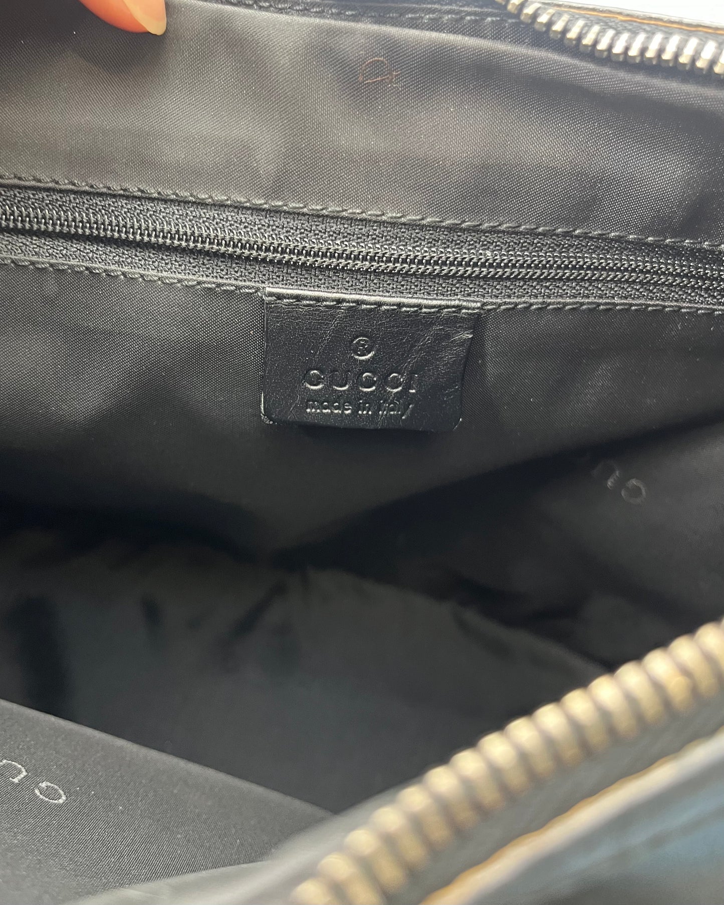 Gucci by Tom Ford Black Leather Shoulderbag