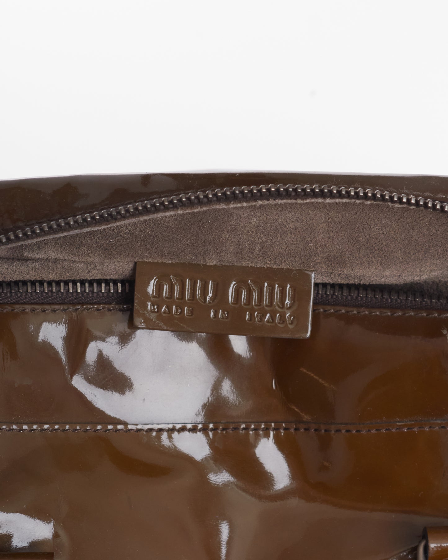 Miu Miu Patent Bowling Bag