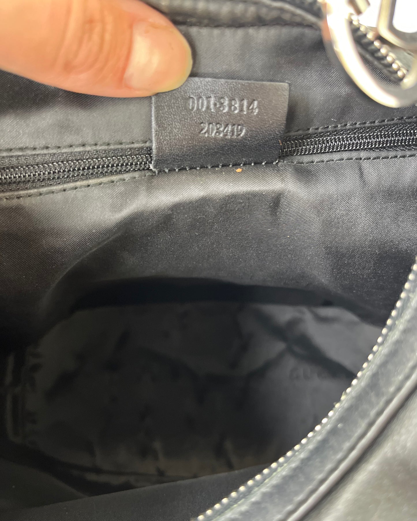 Gucci by Tom Ford Black Leather Shoulder Bag