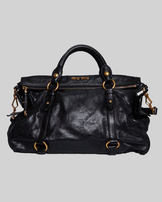 Miu Miu Vitello Lux Bow Bag