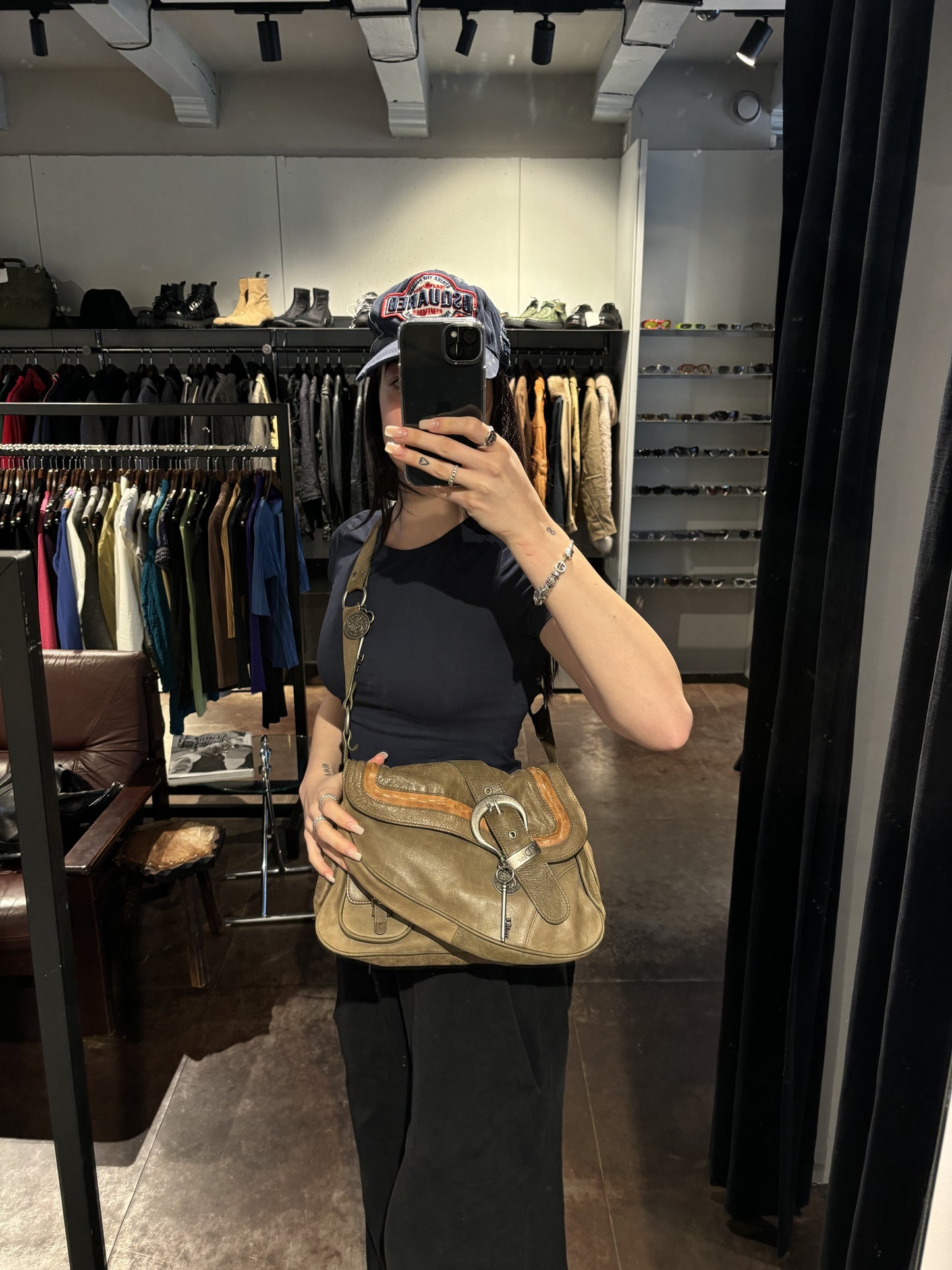 Dior Saddle Gaucho Bag