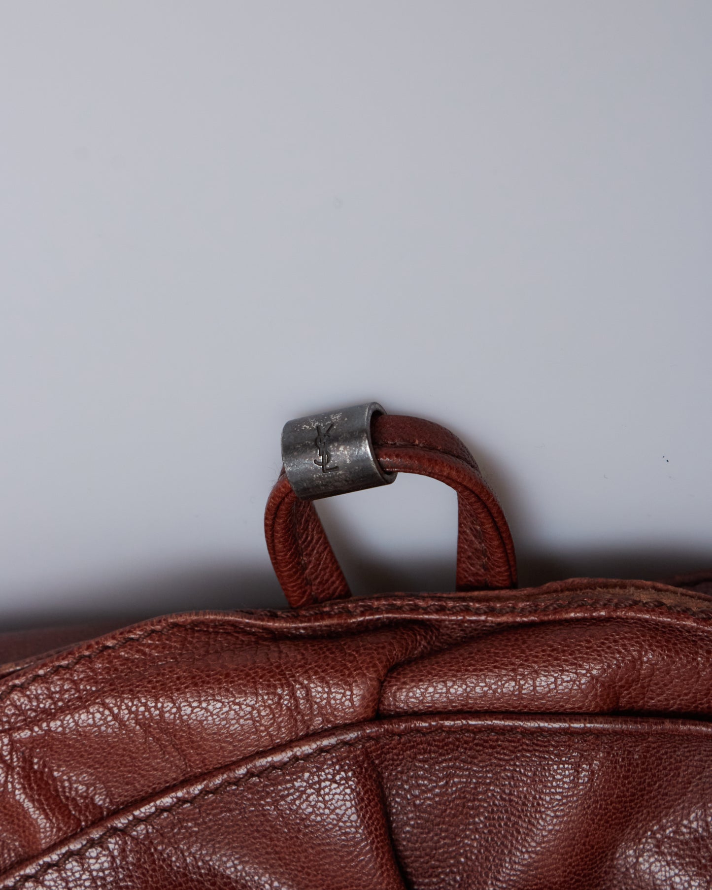 Yves Saint Laurent Nadja Rose Ruffle Bag