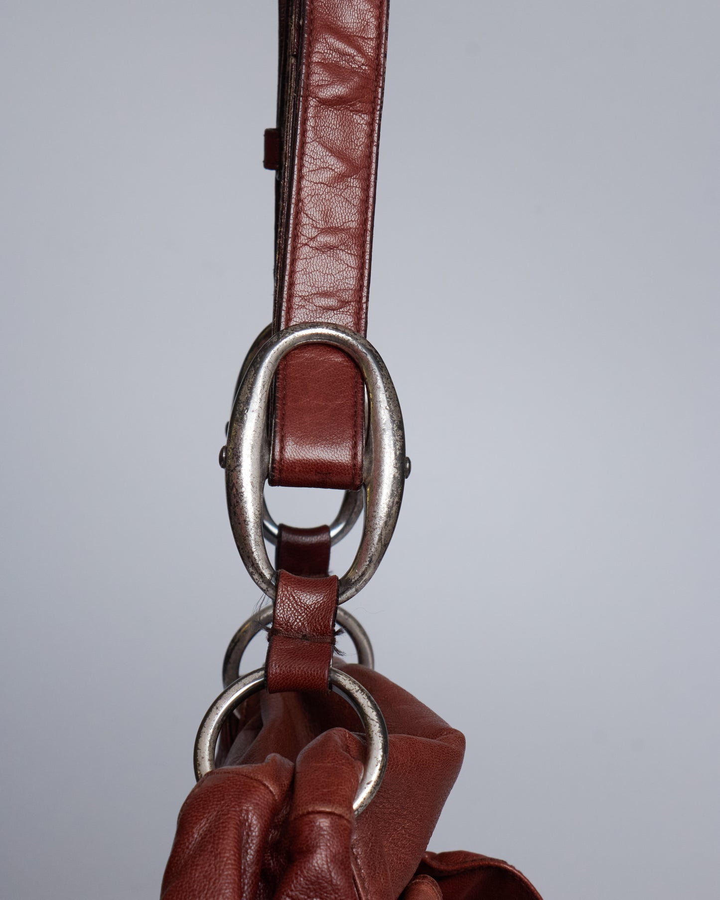 Yves Saint Laurent Nadja Rose Ruffle Bag