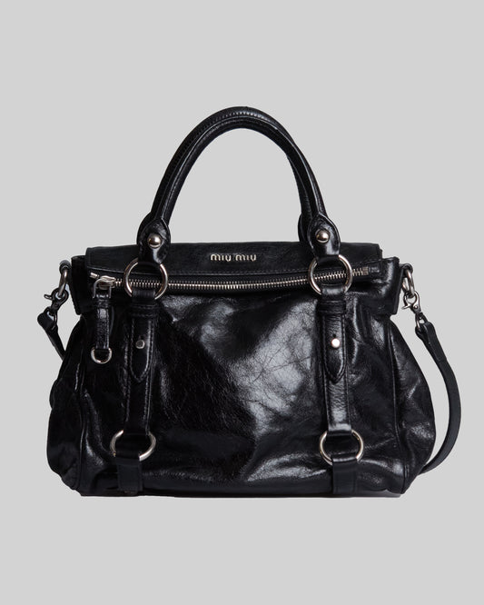 Miu Miu Vitello Lux Bow Bag Mini