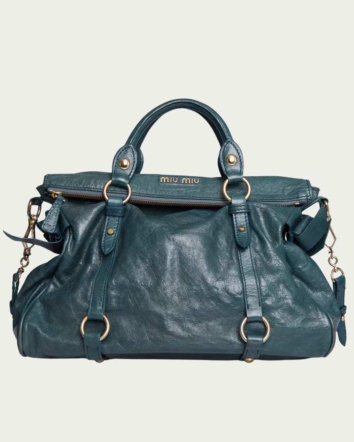 Miu Miu Vitello Lux Bow