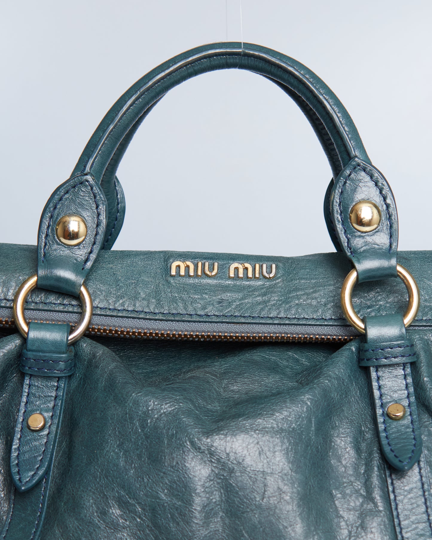 Miu Miu Vitello Lux Bow