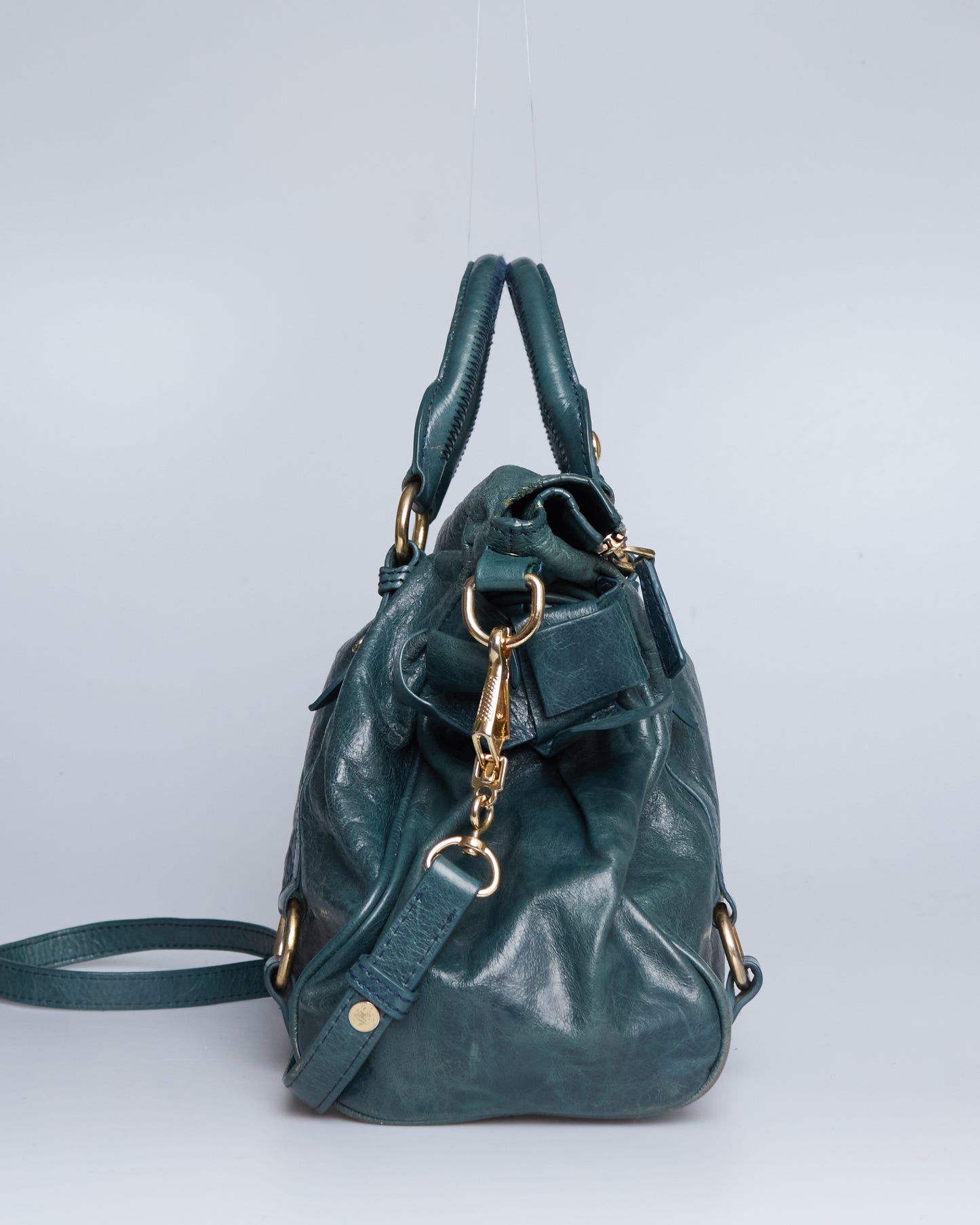 Miu Miu Vitello Lux Bow