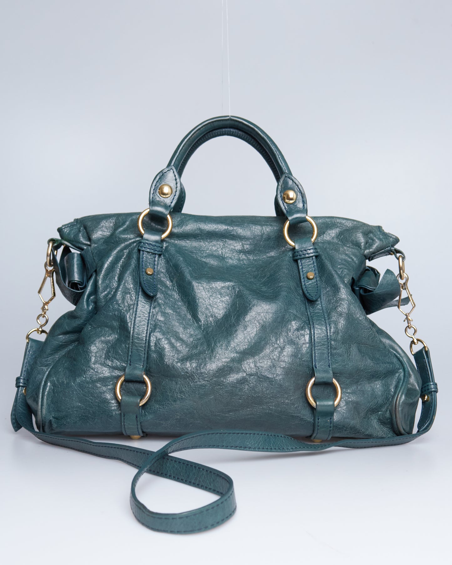 Miu Miu Vitello Lux Bow