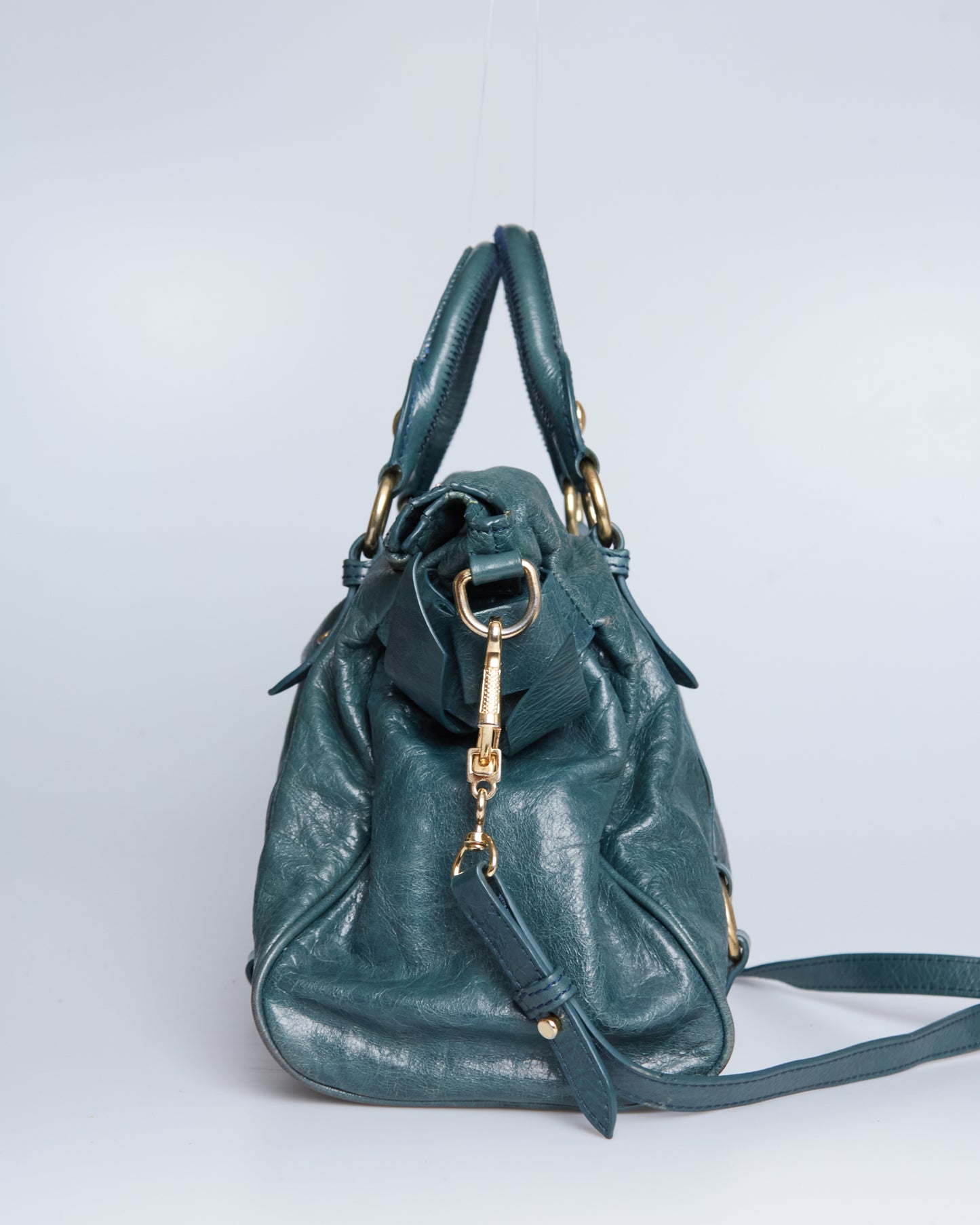 Miu Miu Vitello Lux Bow