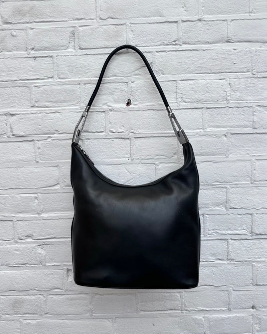Gucci by Tom Ford Leather Black Shoulderbag