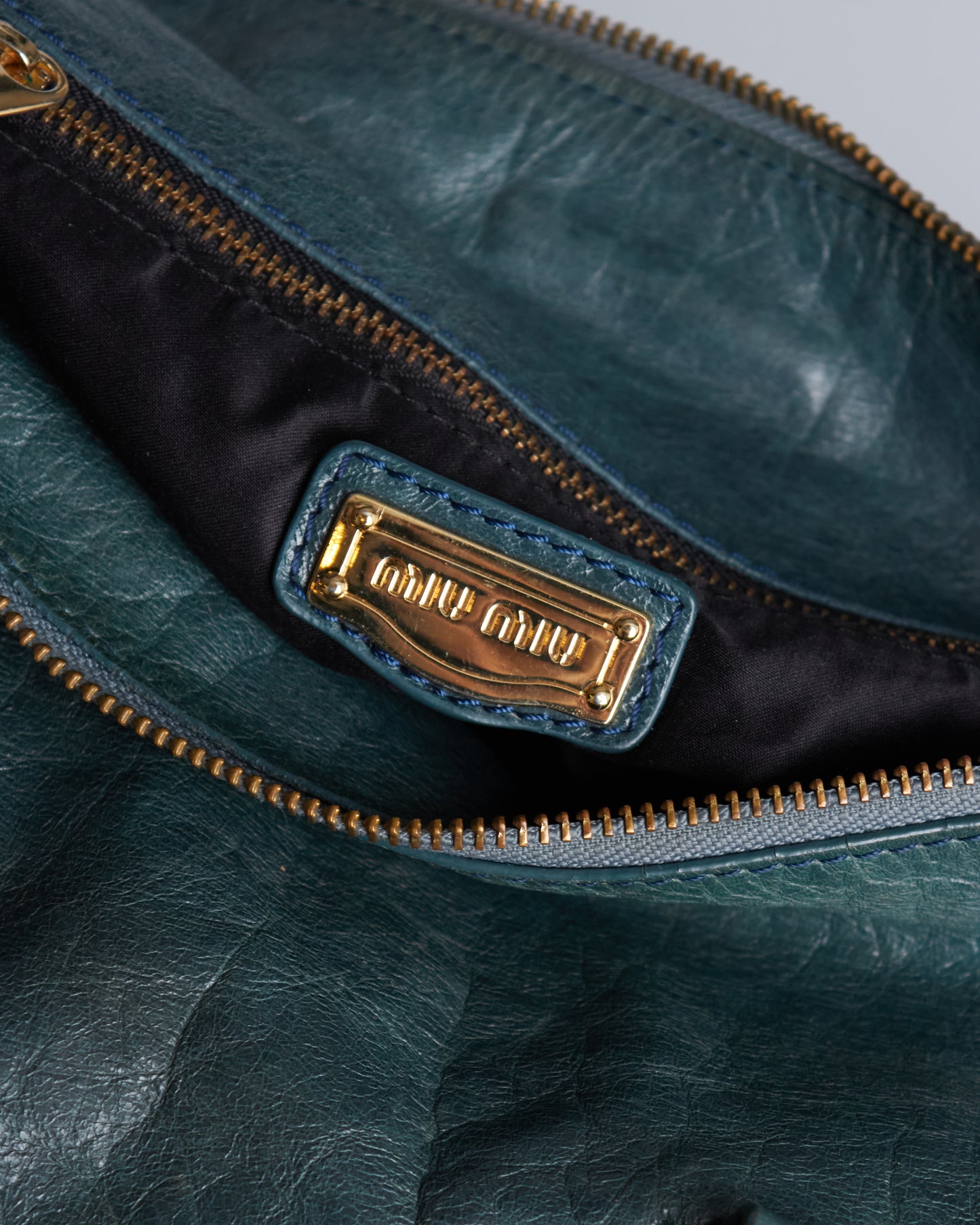 Miu Miu Vitello Lux Bow