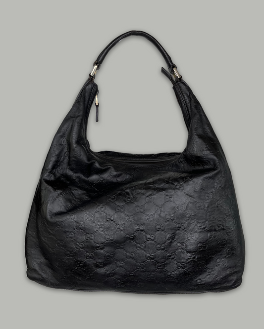 Gucci GG Leather Hobo Bag