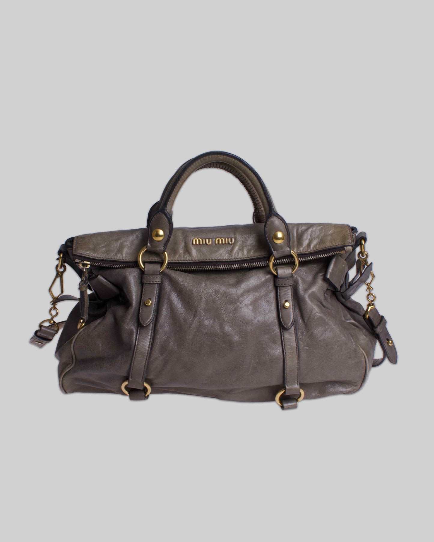Miu Miu Vitello Lux Bow Bag