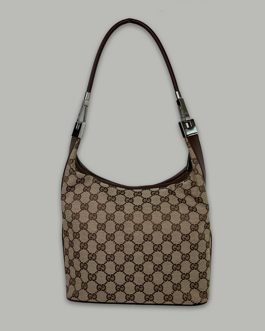 Gucci by Tom Ford GG Canvas Shoulderbag Dark Brown