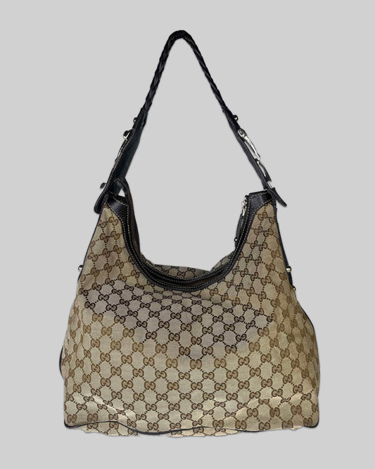 Gucci Braided Horsebit Hobo