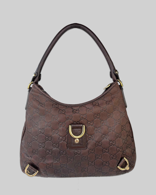 Gucci Guccissima Abbey Shoulder Bag