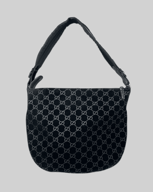 Gucci Velour Shoulder Bag