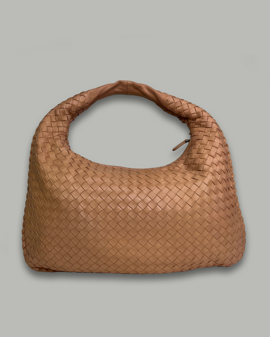 Bottega Veneta Hobo Intrecciato Salmon