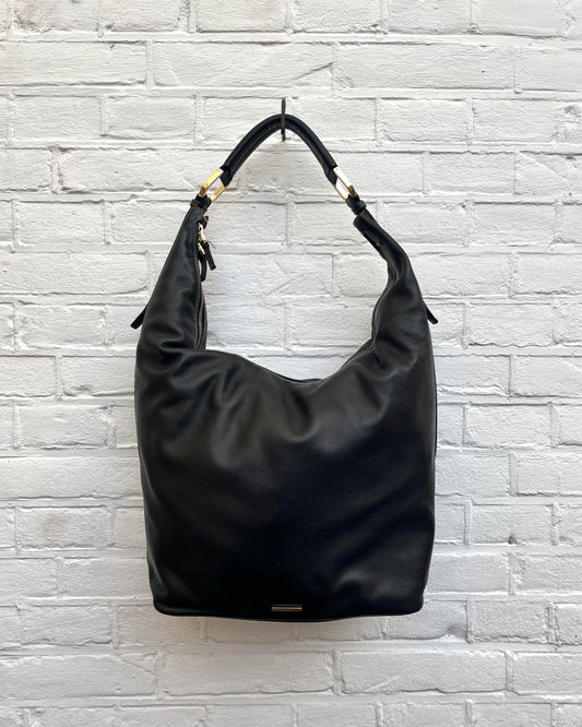 Gucci Black Leather Shoulder Bag
