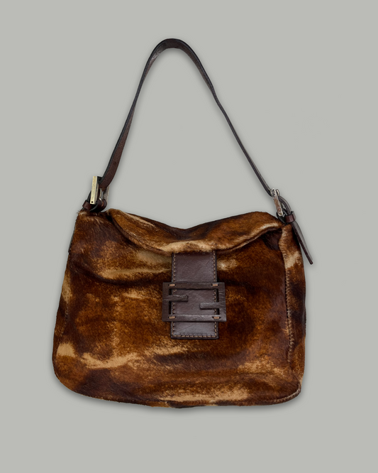 Fendi Mamma Baguette Pony Hair