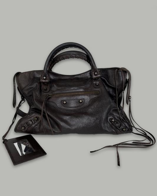 Balenciaga City Bag Dark Brown