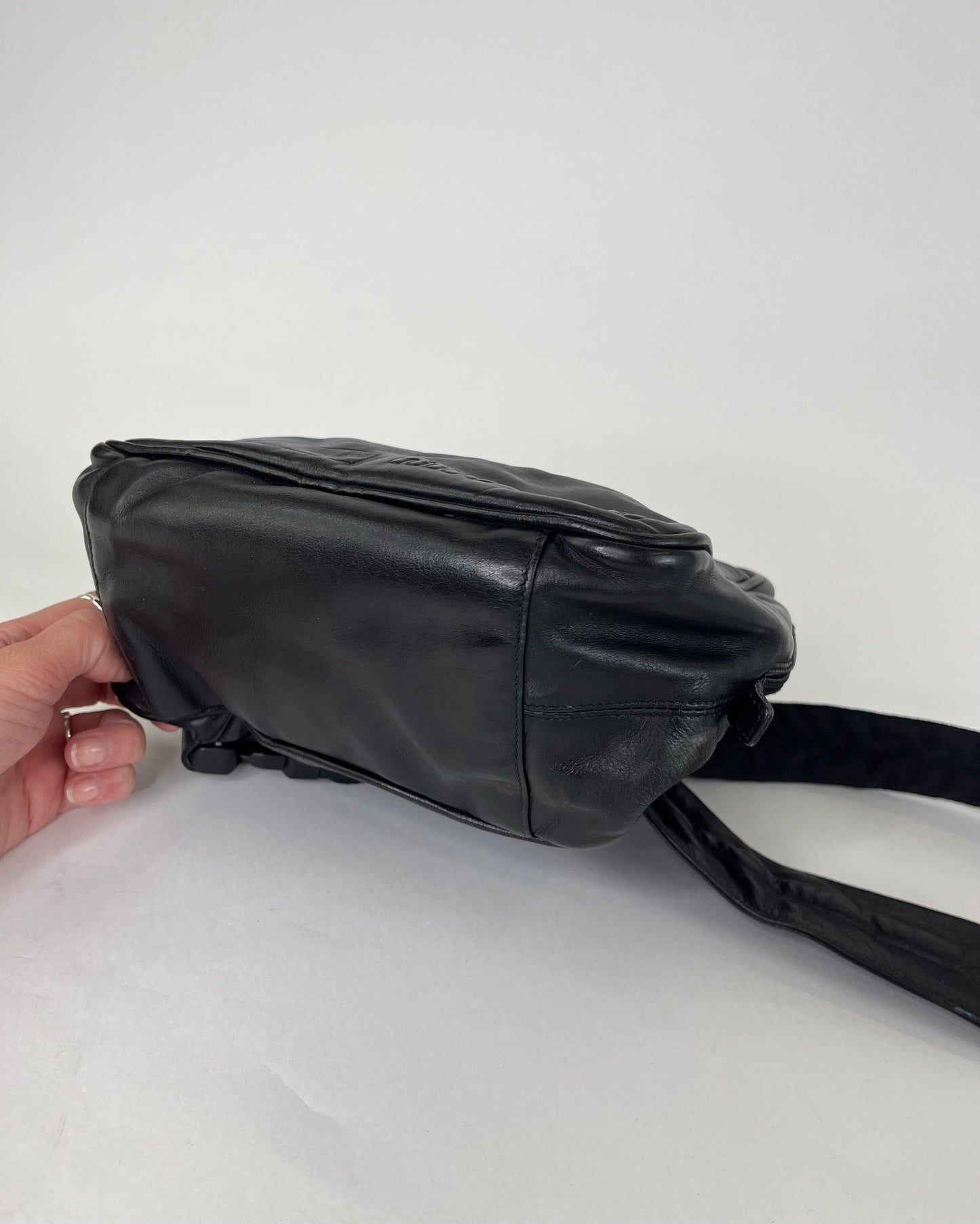 Miu Miu Black Leather Slingbag