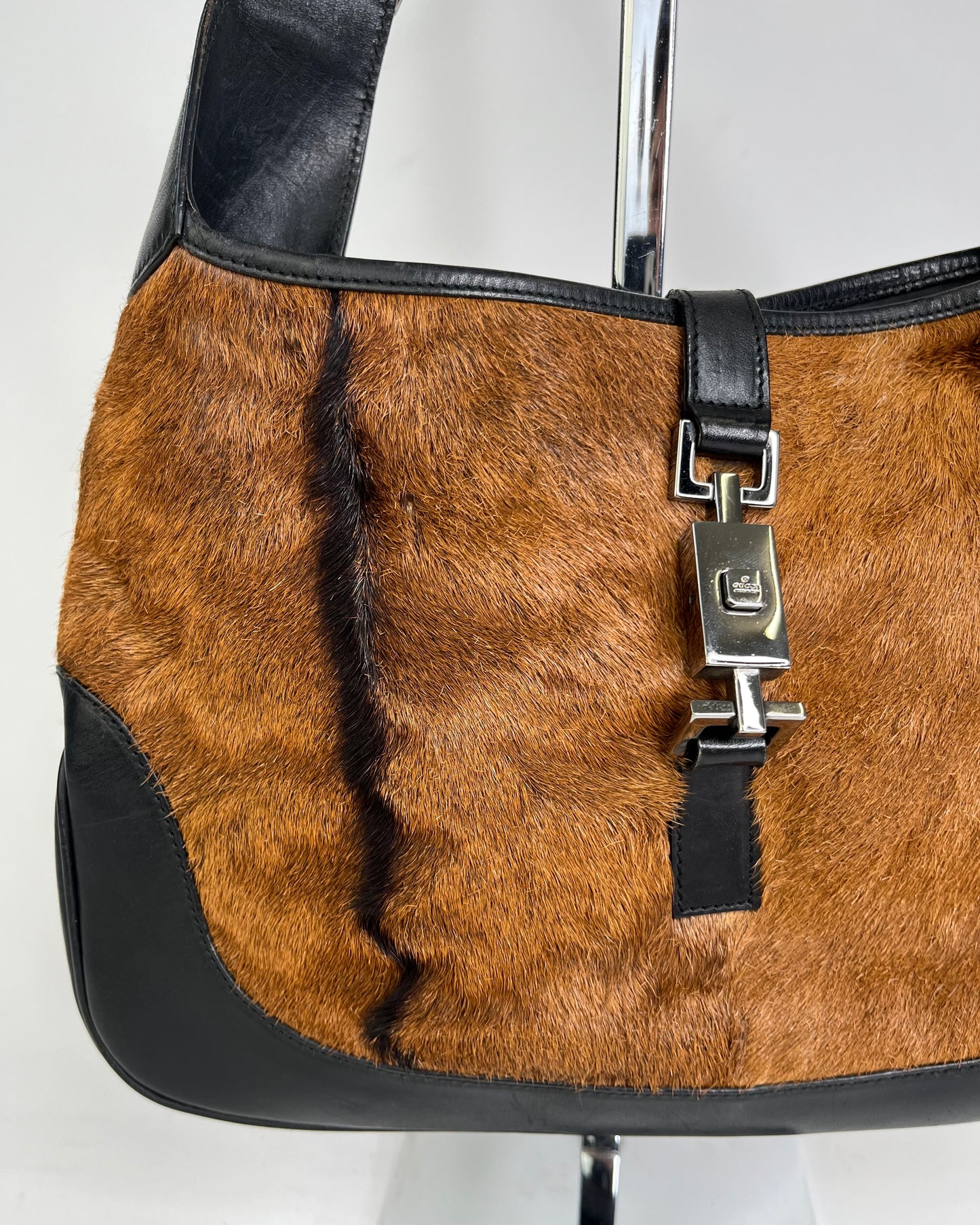 Gucci Jackie Brown Pony Hair
