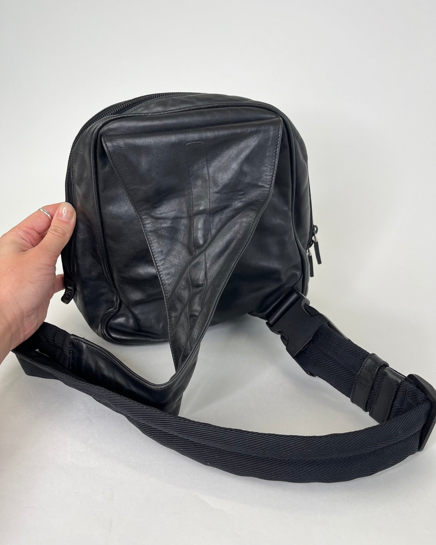 Miu Miu Black Leather Slingbag