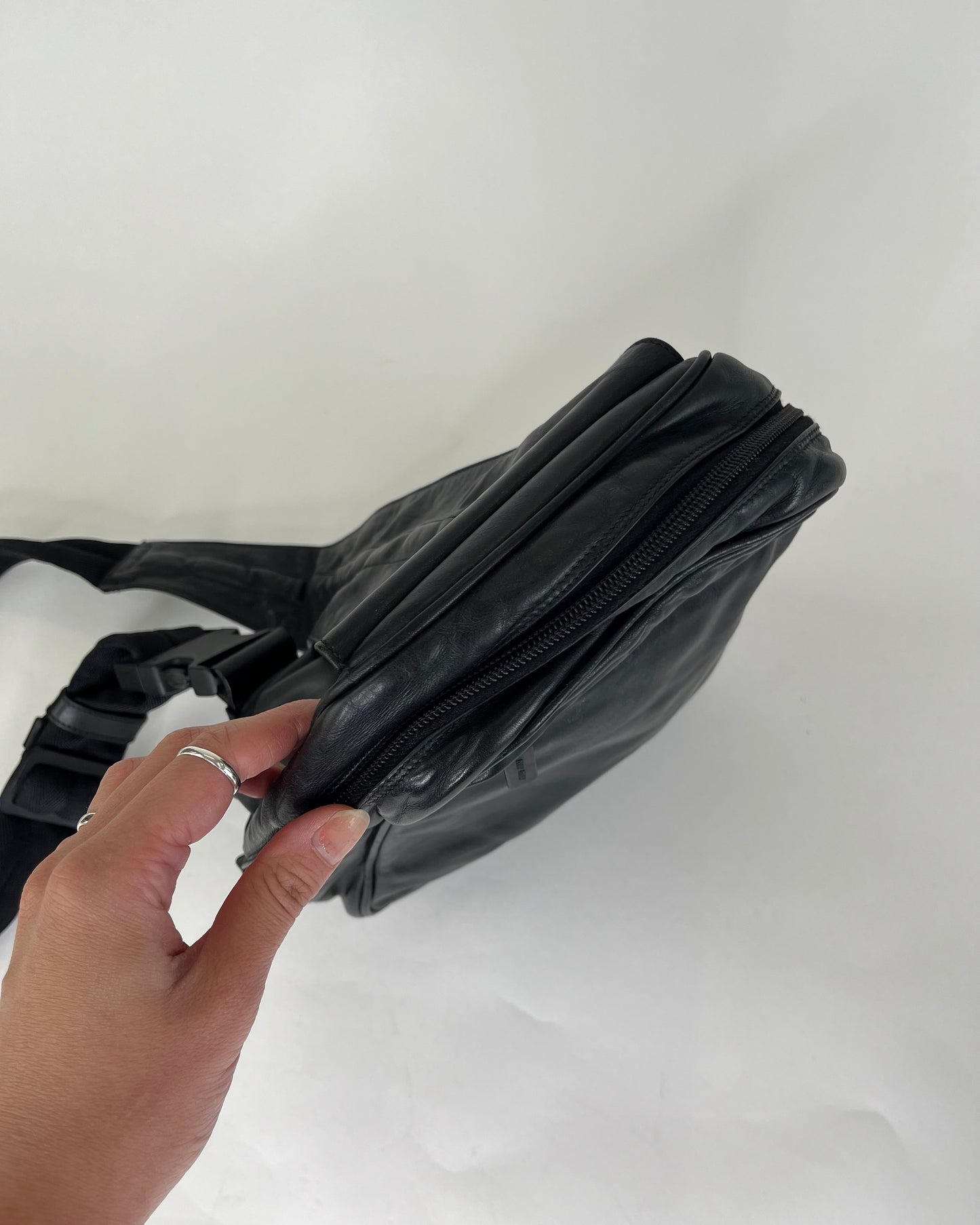 Miu Miu Black Leather Slingbag