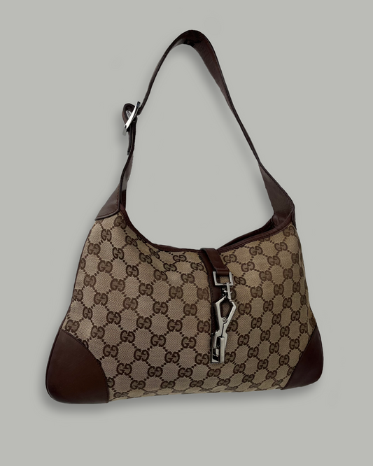 Gucci Jackie Squared GG Canvas Brown