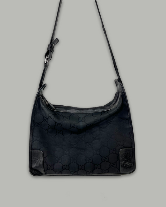 Gucci GG Nylon Crossbody Black
