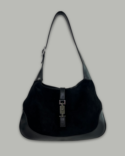 Gucci Jackie Leather Suede Black